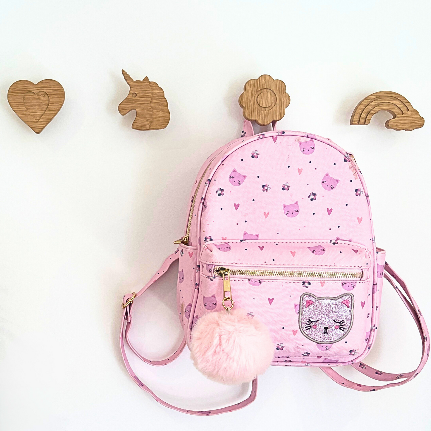 Girls nursery wall hooks