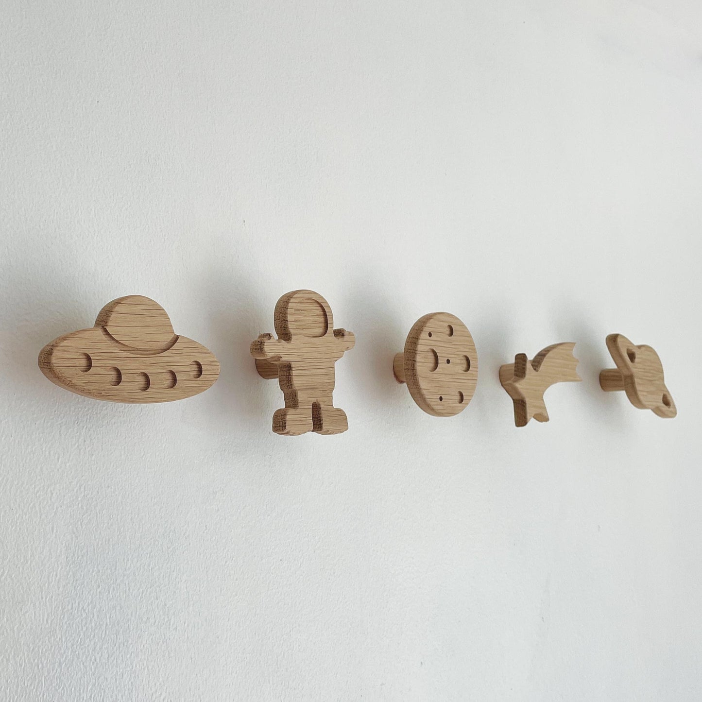 Space theme wall hooks