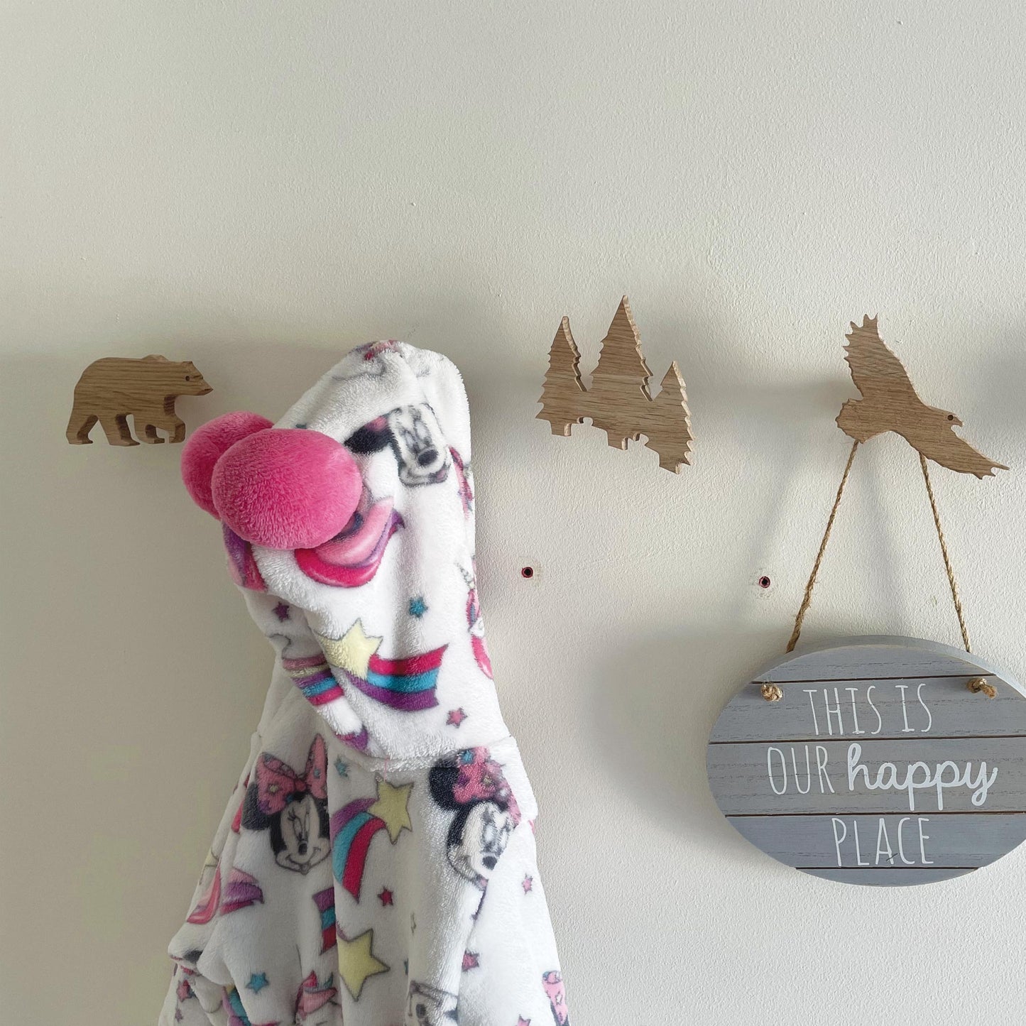 Bear and Mountain Wall Hooks