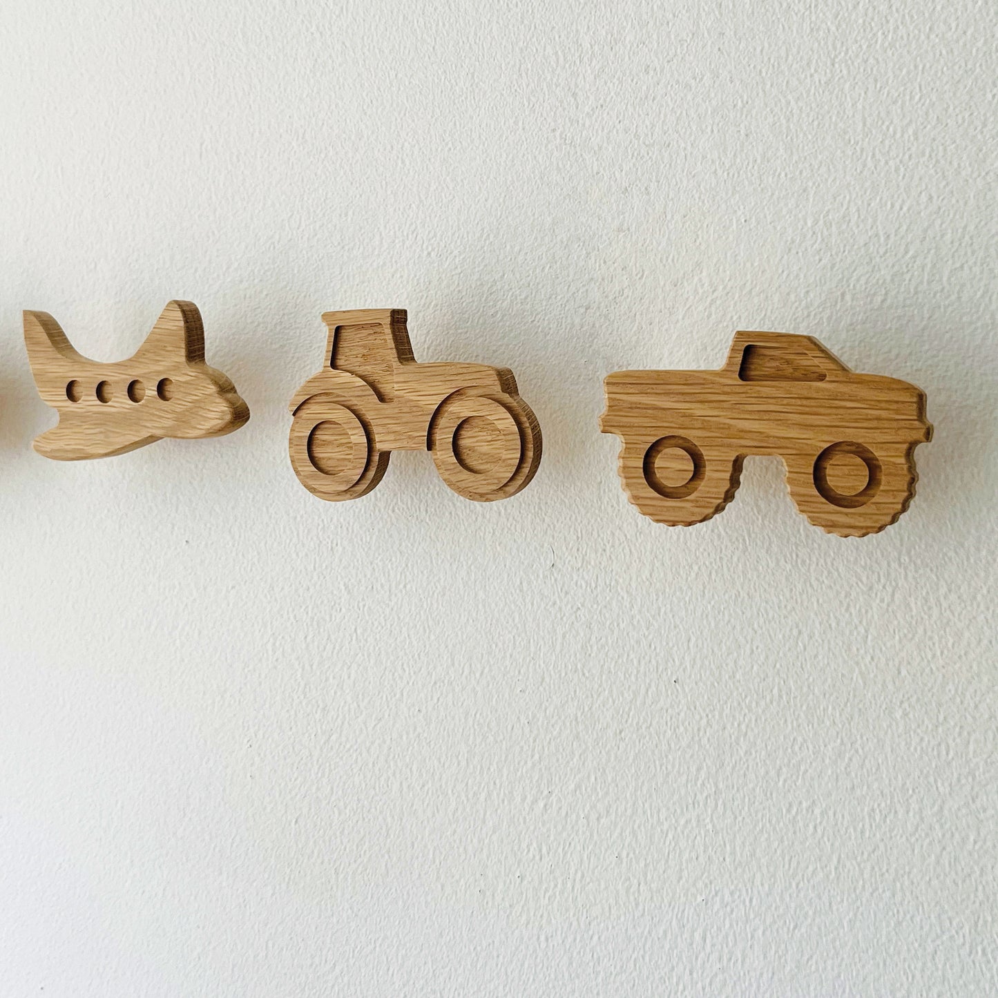 Vehicle theme wall hooks
