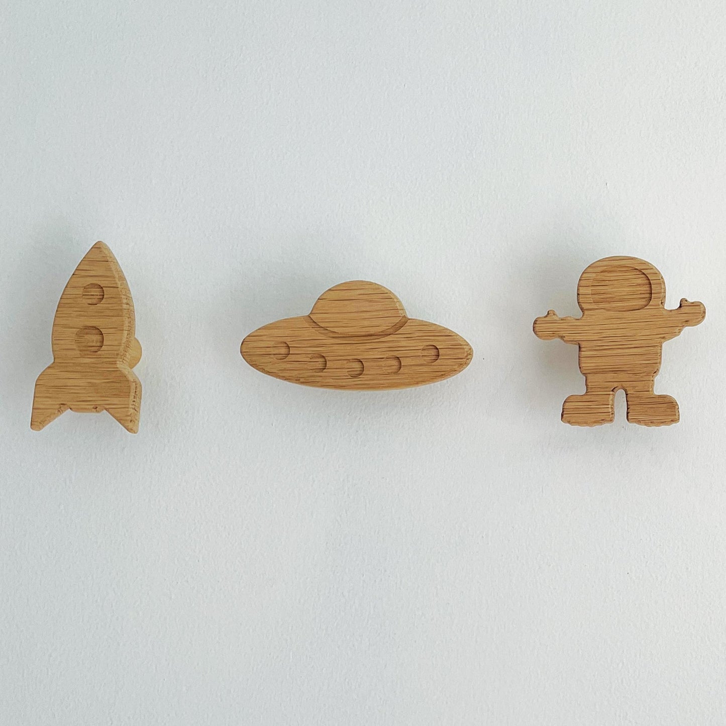 Space theme wall hooks