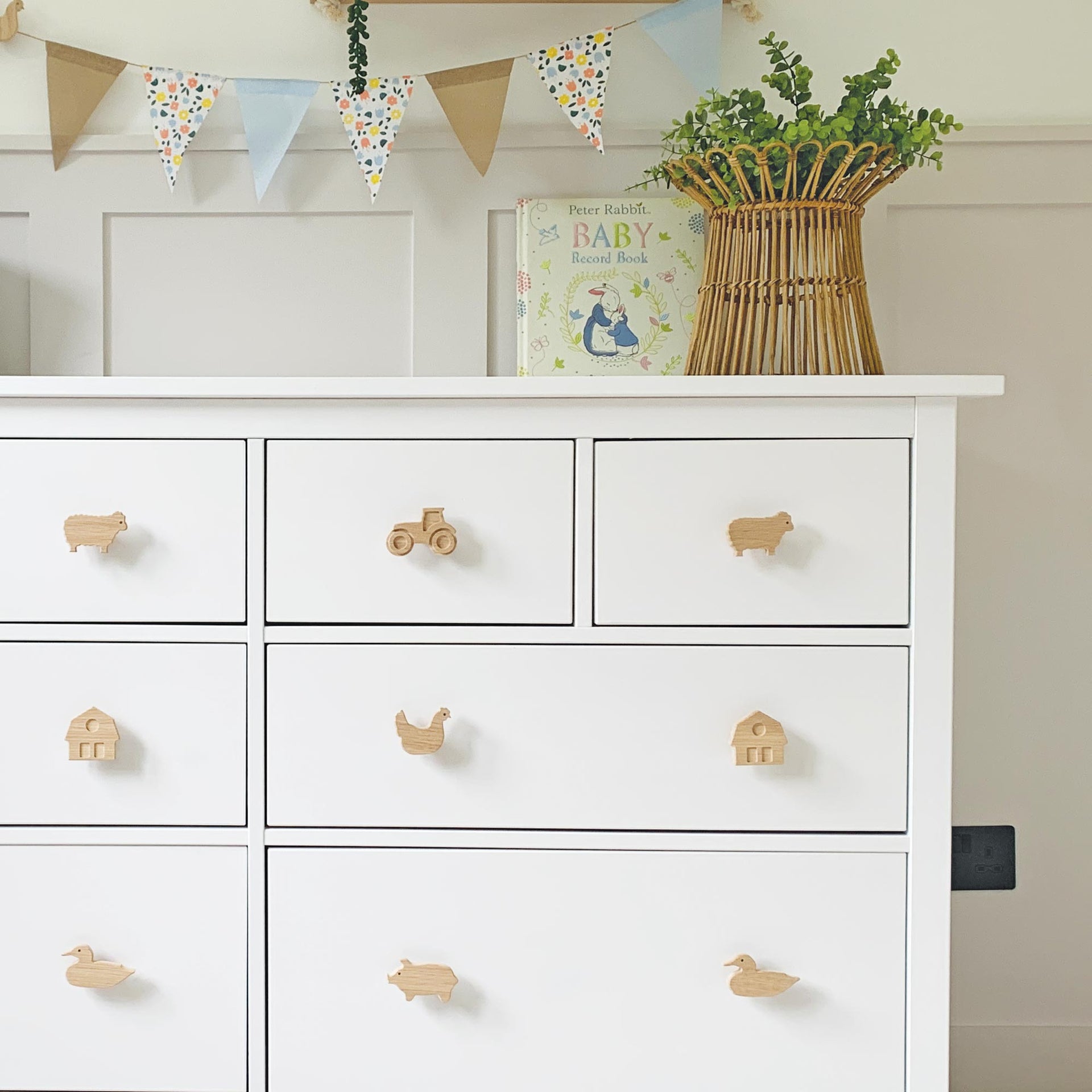 cute dresser handles Farmyard Drawer – Wood and Whistles vintage inspired cocktail dress KARL LAGERFELD SS25 Collared And it is easy Size:S/10