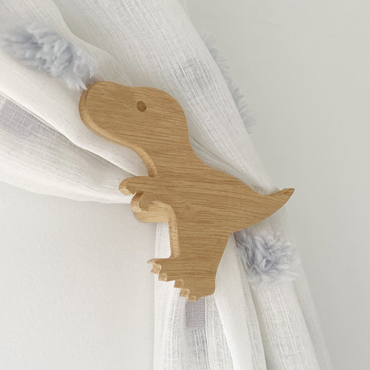 Dinosaur curtain tie backs