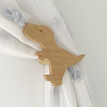 Load image into Gallery viewer, Dinosaur curtain tie backs
