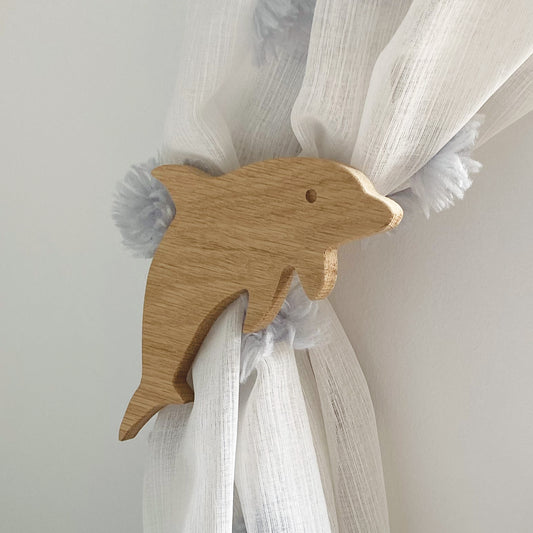 Ocean curtain tie backs