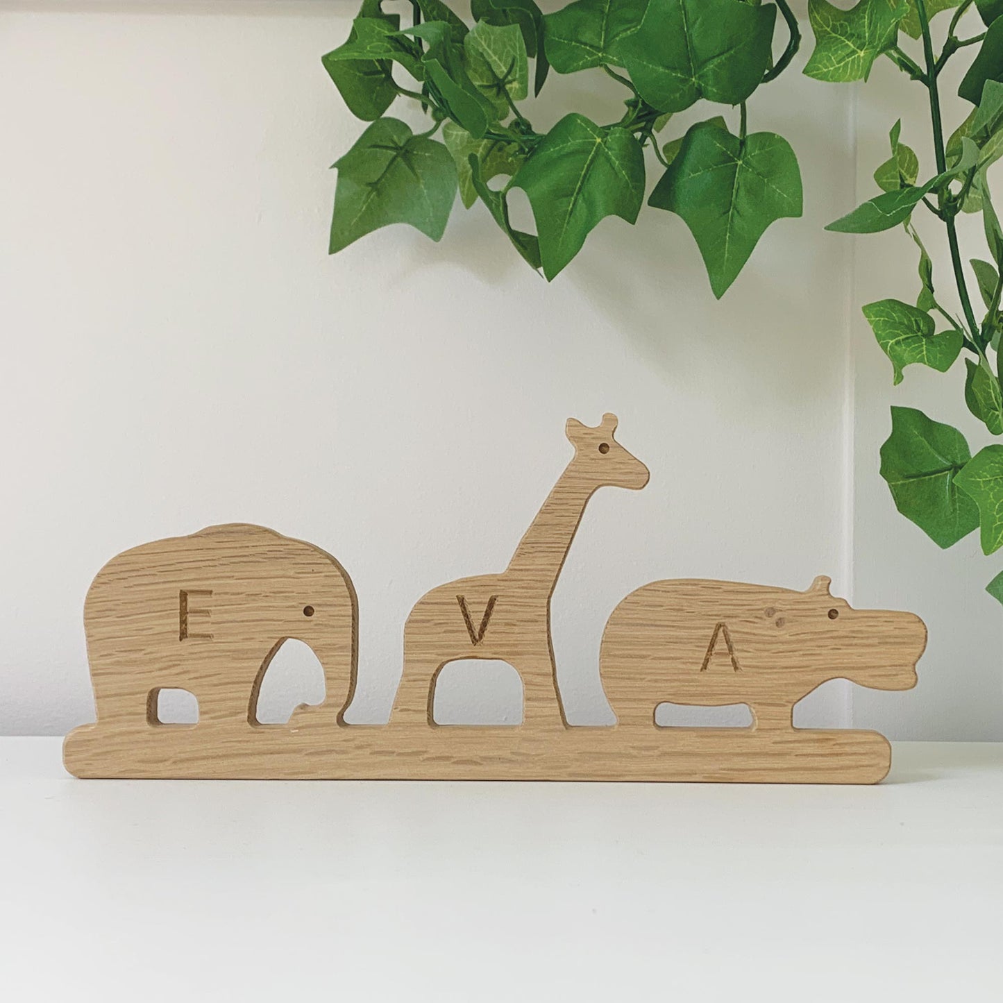 Personalised safari name sign