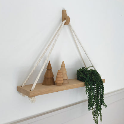 Oak Hanging Shelf