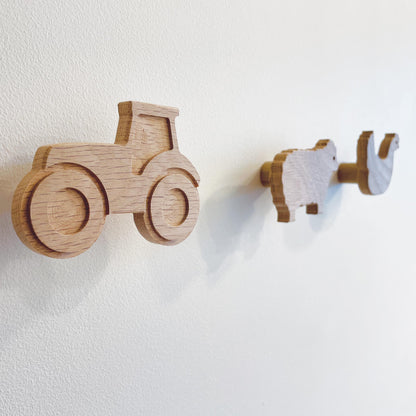 Farmyard Animal Wall Hooks