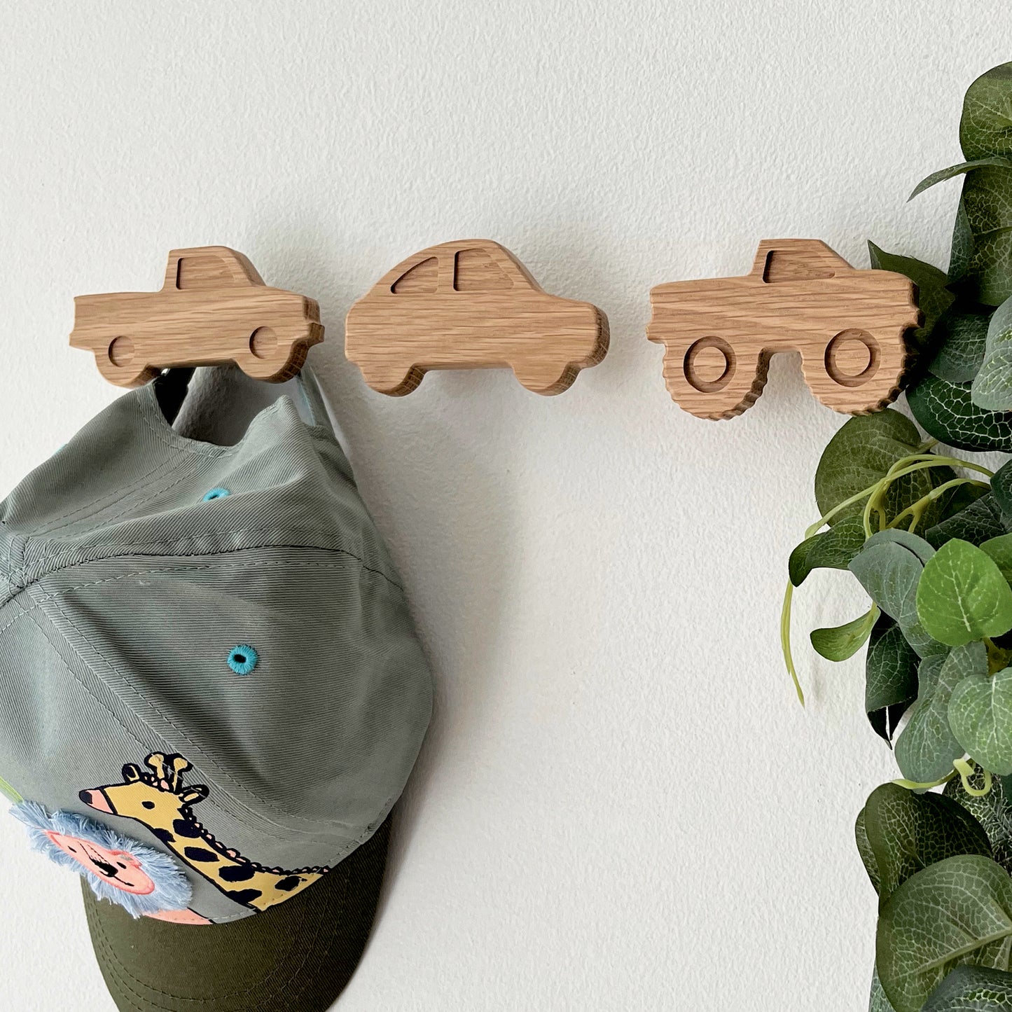 Vehicle theme wall hooks