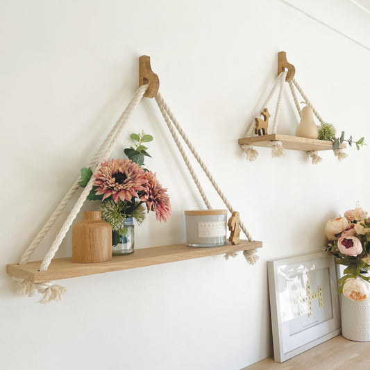 Oak Hanging Shelf