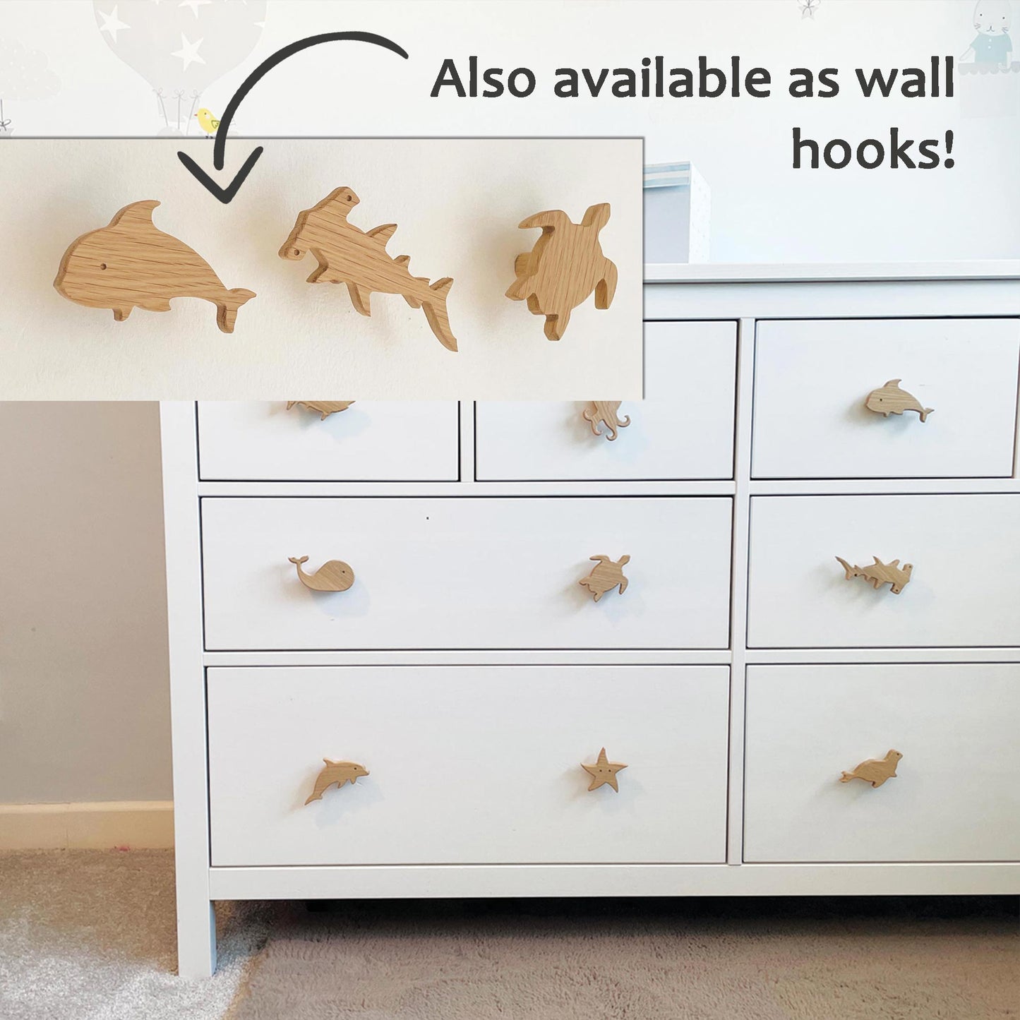 Ocean Animal Drawer Handles