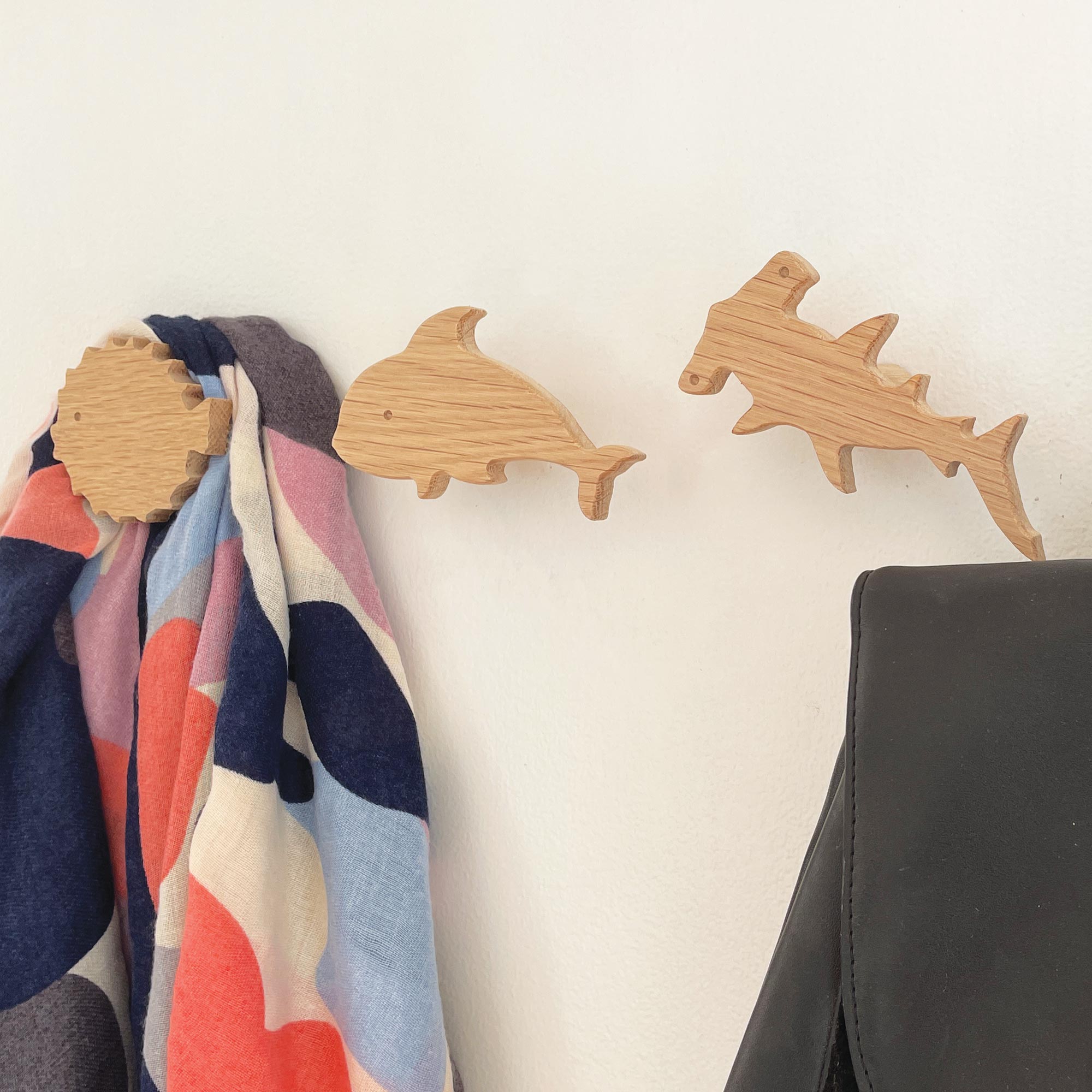 Ocean animal wall hooks for nursery decor – Wood and Whistles