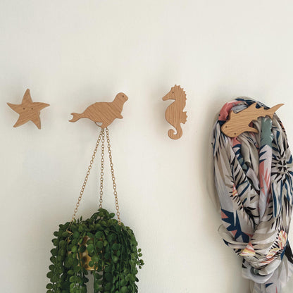 Ocean animal wall hooks