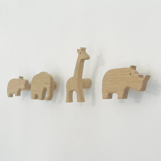 Safari Animal Wall Hooks