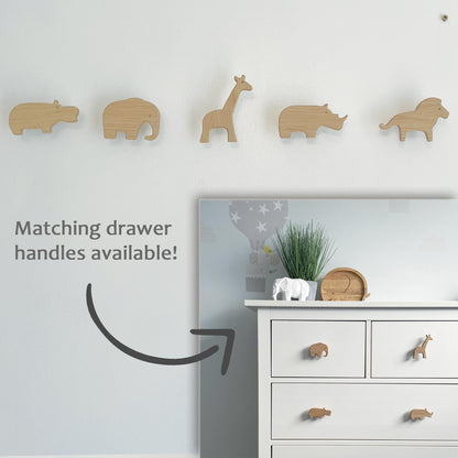 Safari Animal Wall Hooks