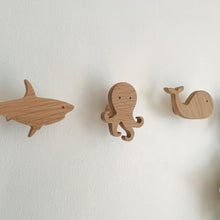 Load image into Gallery viewer, Ocean animal wall hooks
