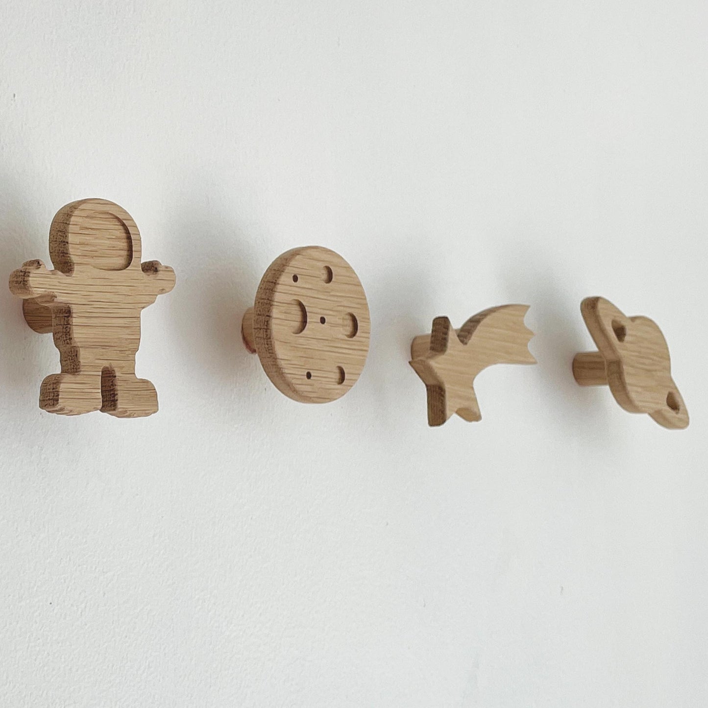 Space theme wall hooks