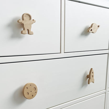 Space theme drawer handles