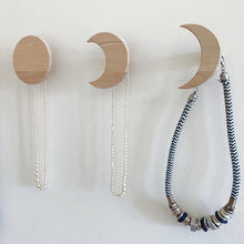 Load image into Gallery viewer, Moon phases decorative wall hooks
