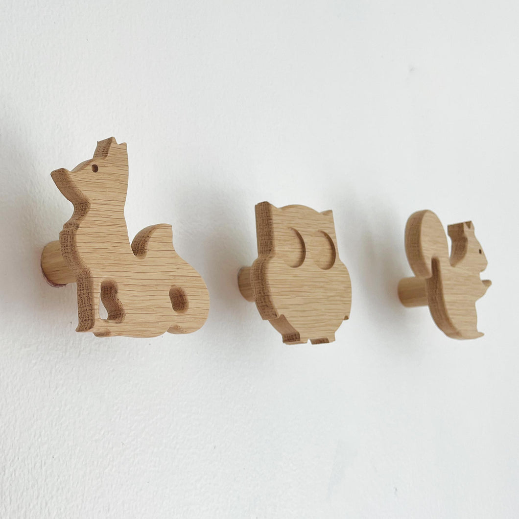 Forest Animal Wall Hooks